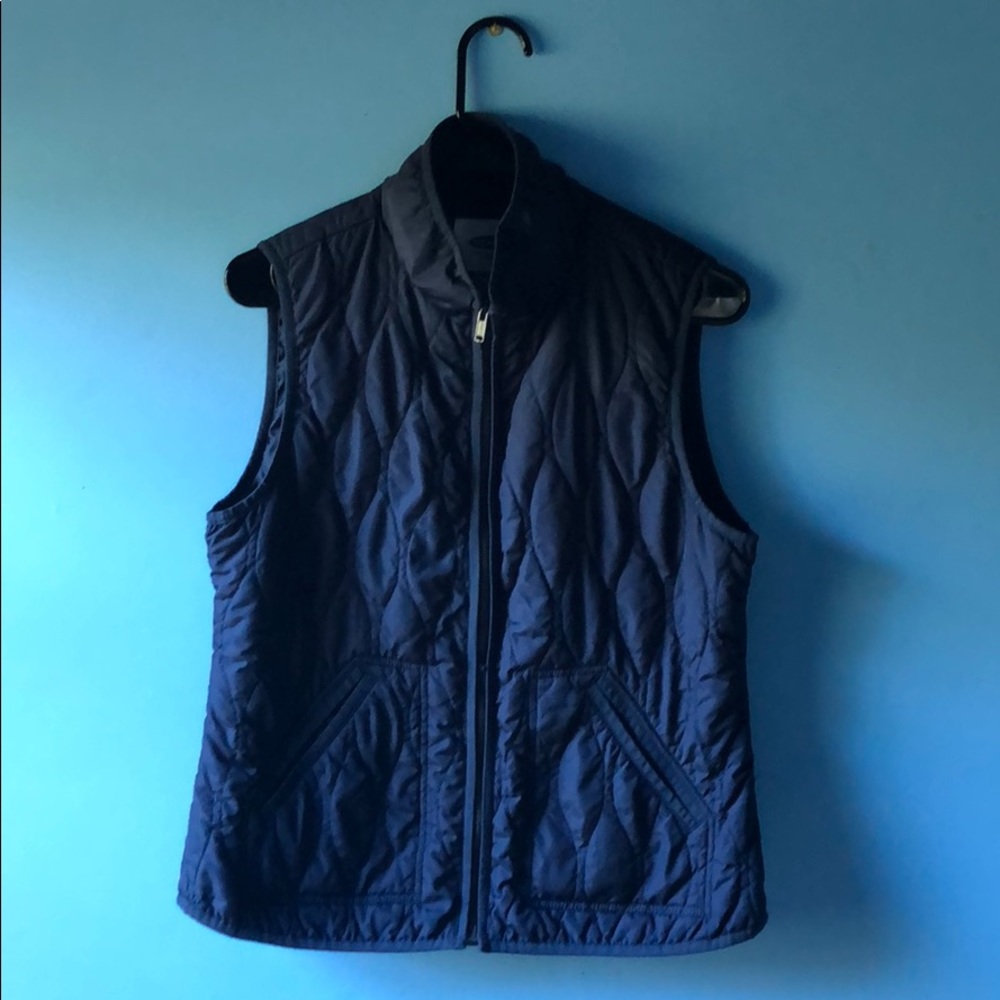 Navy Blue puffer vest